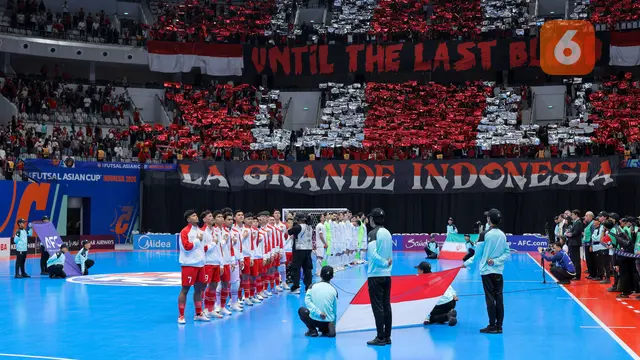 Foto: Berikan Perlawanan hingga Titik Darah Penghabisan, Timnas Futsal Indonesia Tunduk dari Iran Melalui Adu Penalti di Piala Asia