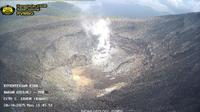 Foto kondisi Kawah Tompaluan (G. Lokon) tanggal 17 dan 20 Oktober 2025. (Foto: Dok. Badan Geologi Kementerian ESDM)