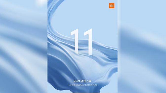 Poster acara Xiaomi Mi 11 pada 28 Desember 2020. (Doc: Gizmochina)