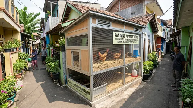 Ide Kandang Ayam Anti Bau untuk Lingkungan Padat Penduduk