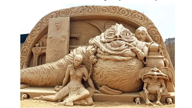 7 Karya Seni dari Pasir Ini Bikin Takjub