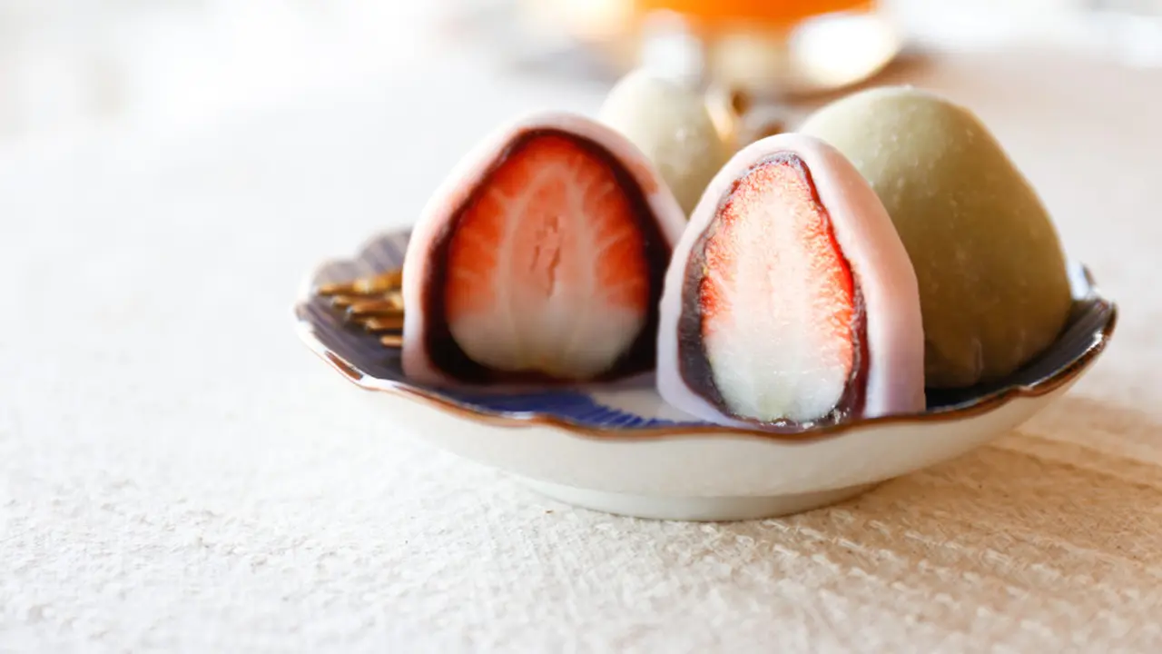 mochi stroberi