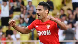 2. Radamel Falcao (AS Monaco) - 13 Gol (3 Penalti). (AFP/Yann Coatsaliou)