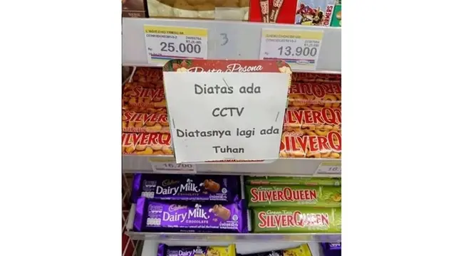 6 Tulisan Kocak Ada CCTV Ini Bikin Maling Elus Dada