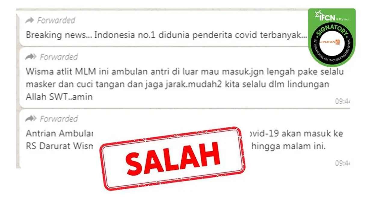 Cek Fakta covid-19 terbanyak