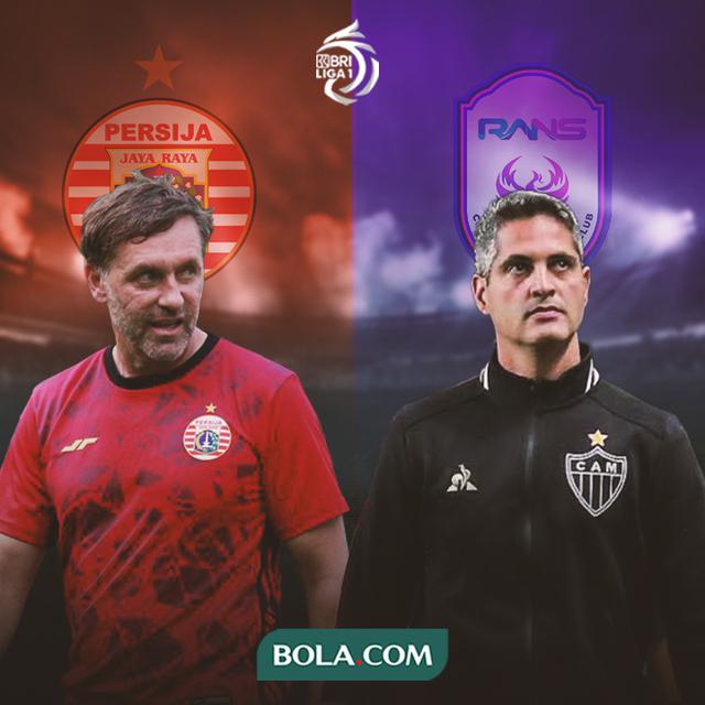 Liga 1 - Thomas Doll dan Rodrigo Santana