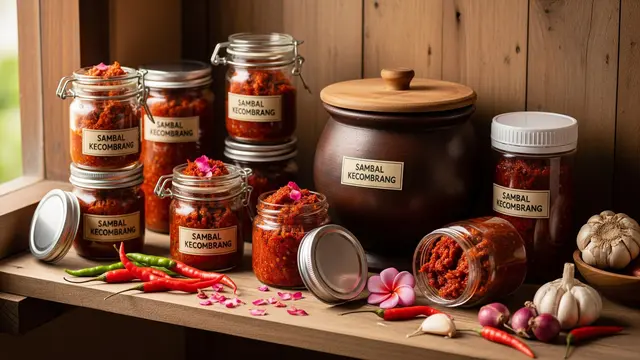 Penyimpanan Sambal Kecombrang
