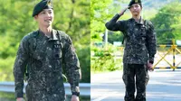 Bandingkan gagahnya penampilan Song Jong Ki dalam balutan busana tentara di dunia nyata dan dalam film Descendants of The Sun.