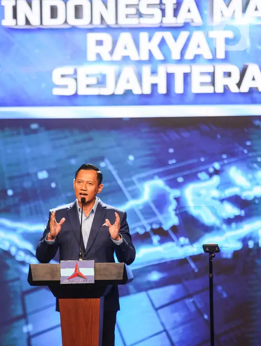 AHY pun menekan pentingnya alokasi dana untuk investasi di bidang Sumber Daya Manusia (SDM) untuk kemajuan bangsa. (Liputan6.com/Angga Yuniar)