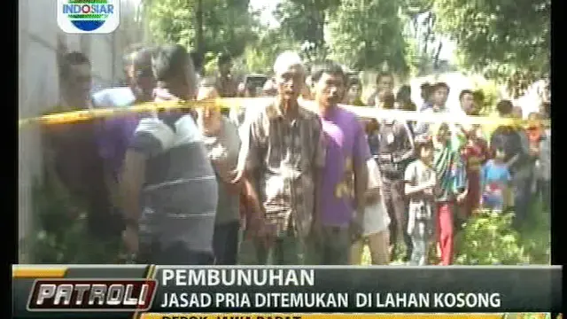 Pembunuhan, Jasad Pria Ditemukan di Lahan Kosong