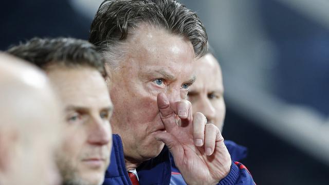 Manajer Manchester United Louis van Gaal