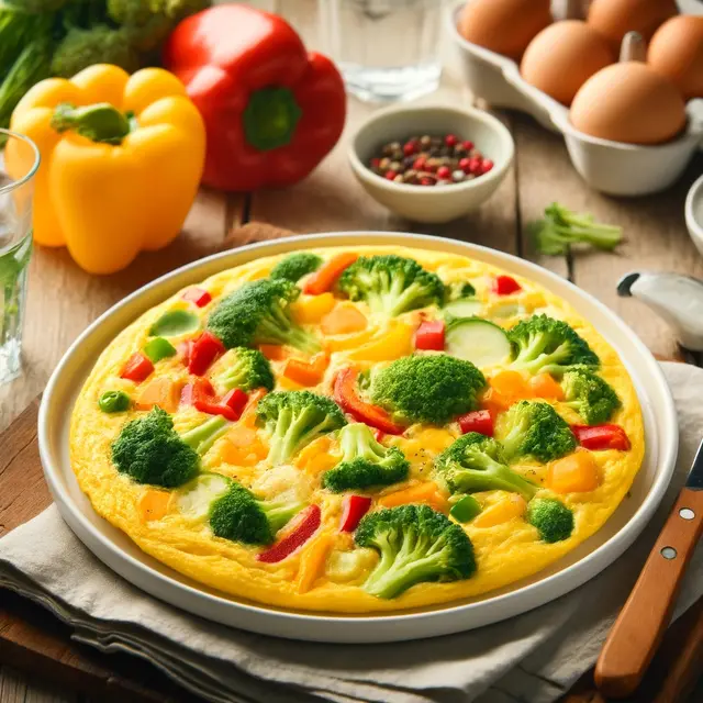 5. Omelet Sayur Bebas Susu