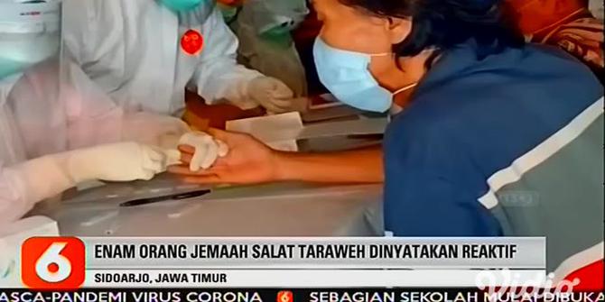 VIDEO: 6 Orang Dinyatakan Reaktif Usai Rapid Test di Sidoarjo