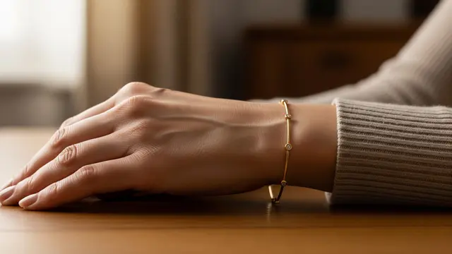 Gelang Emas Simple Elegan untuk Ibu Rumah Tangga Modern 2026/Gemini AI