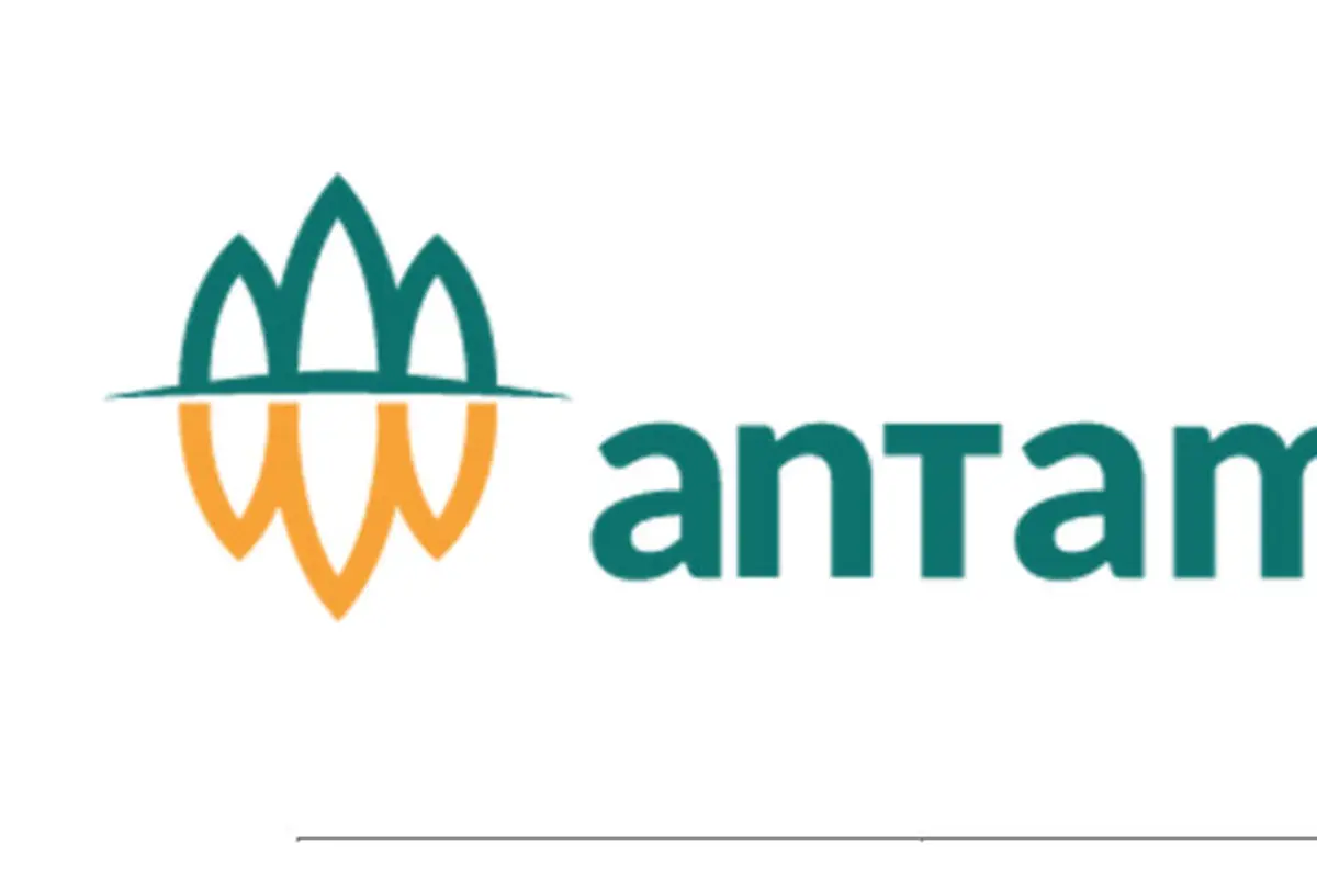 Logo PT Aneka Tambang Tbk atau Antam.