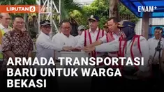 Menhub Resmikan Armada Biskita Trans Bekasi Patriot