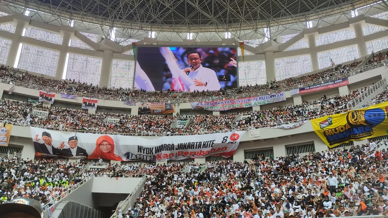Kampanye Akbar Anies Baswedan di JIS