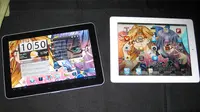 Apple iPad dan Samsung Galaxy Tab (Source: Geekrevolt.com)