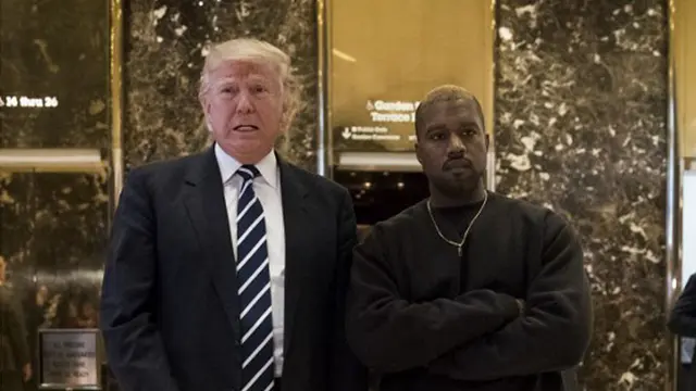 [Bintang] Kanye West dan Donald Trump