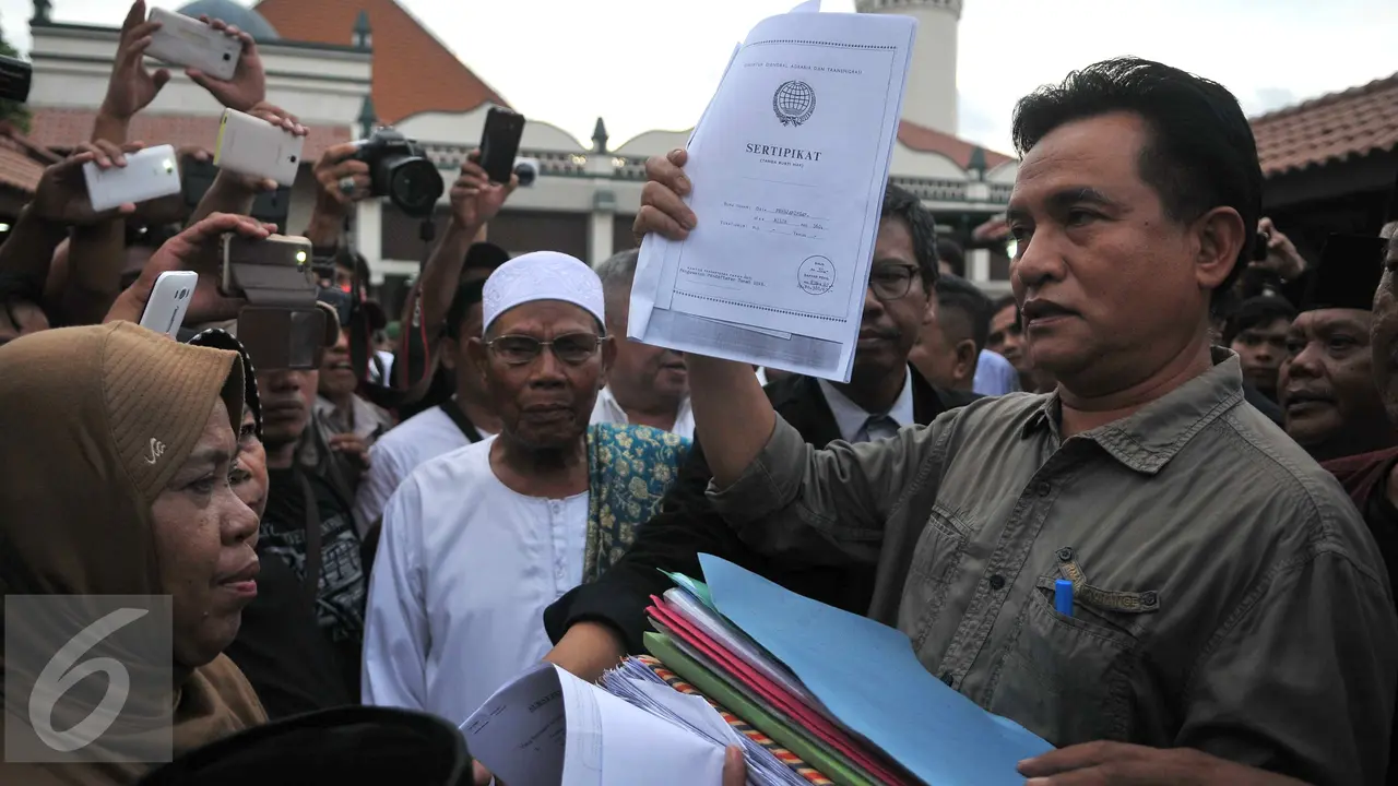 20160406- Yusril Terima Surat Kuasa dari Warga Kampung Luar Batang-Jakarta- Gempur M Surya