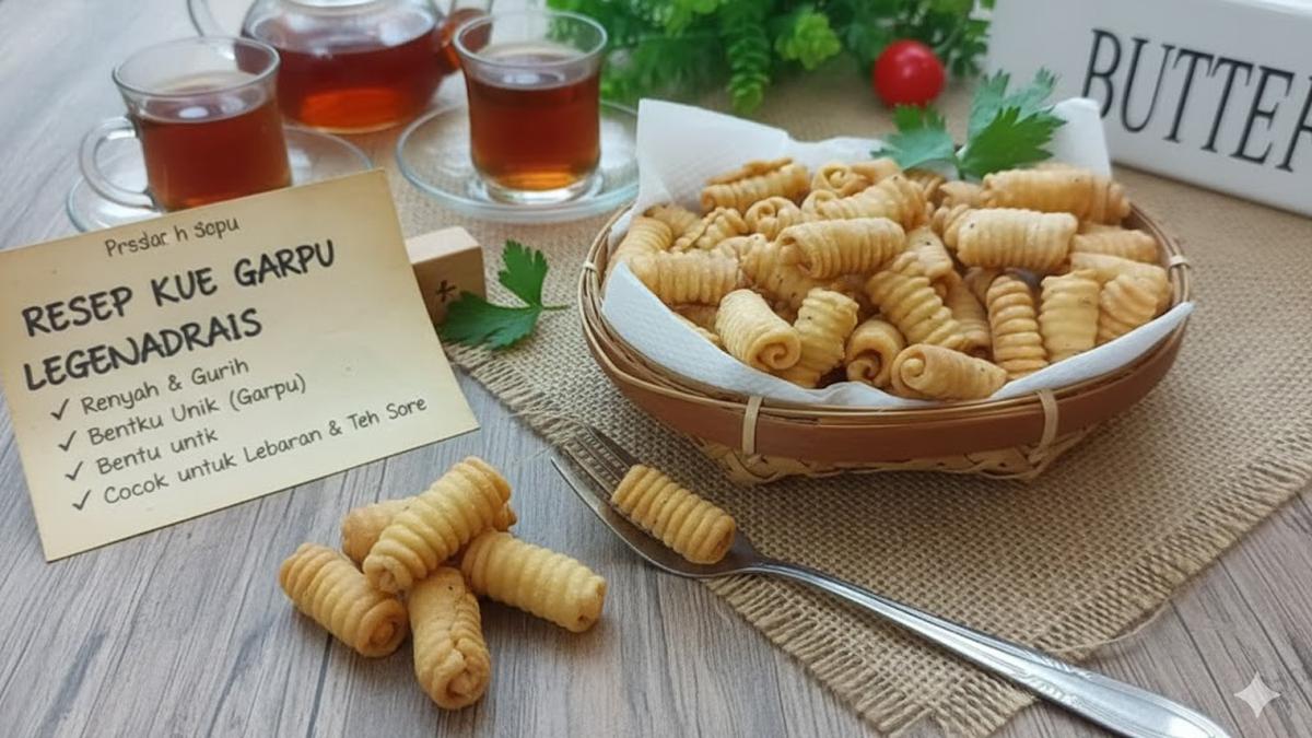 12 Resep Kue Garpu Paling Renyah, Anti Gagal Tanpa Ribet