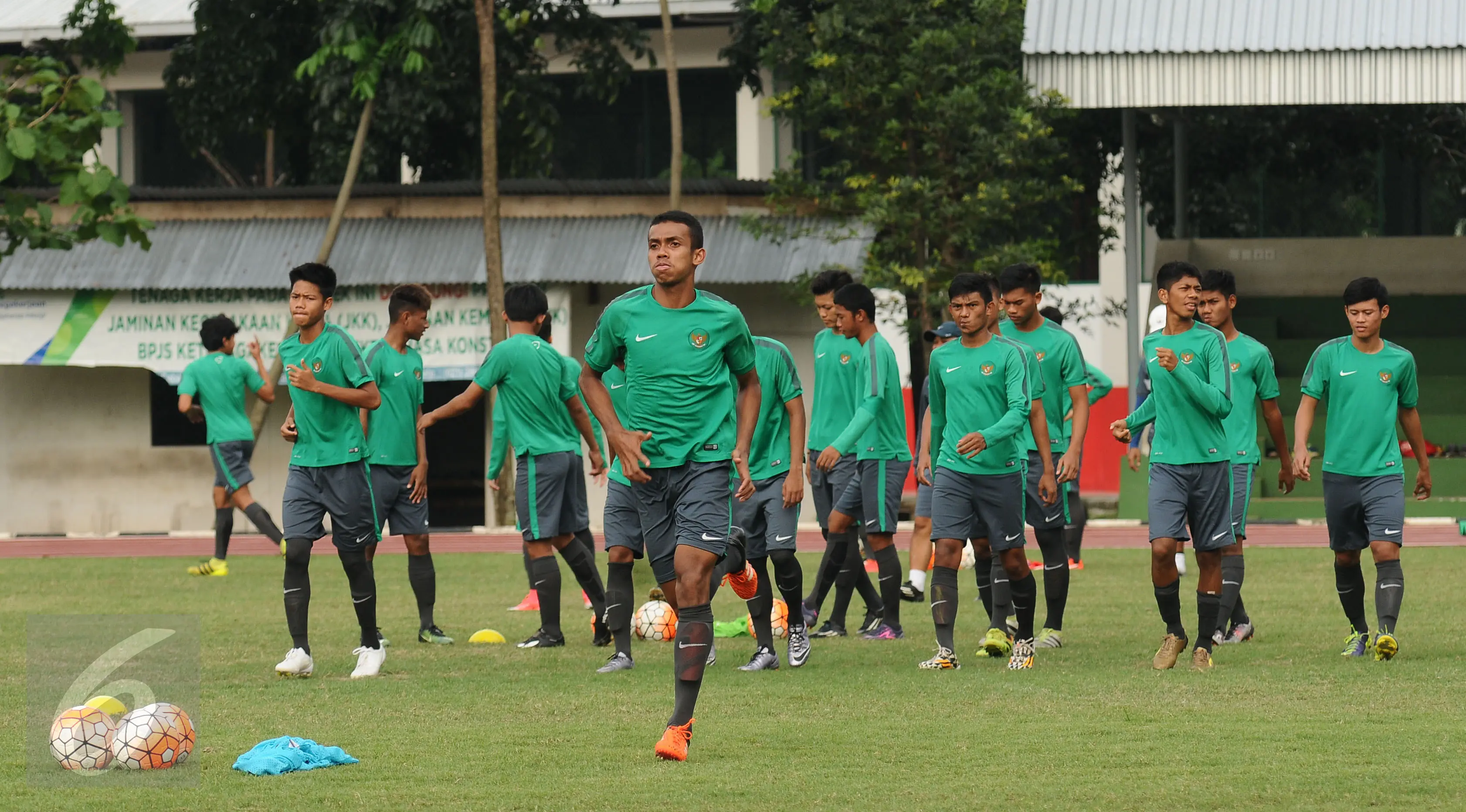 Pemusatan latihan (TC) timnas Indonesia U-19 kembali dihelat di Cijantung. (Liputan6.com/Helmi Fithriansyah)