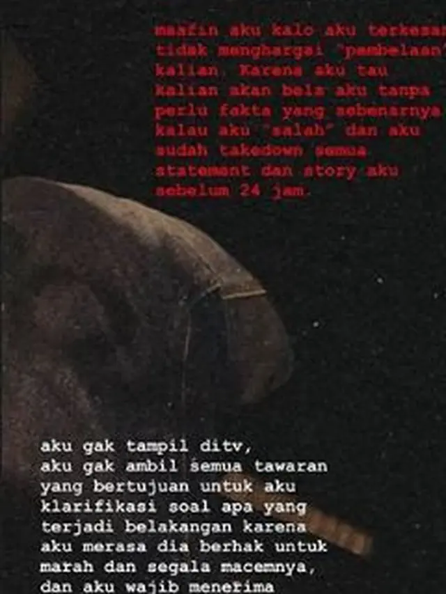 Tangkapan layar unggahan Keanu di Instagram. (Foto: Instagram @lambe_turah)