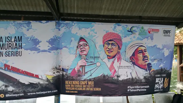 Ada Spanduk Bela Islam III di Pulau Pramuka