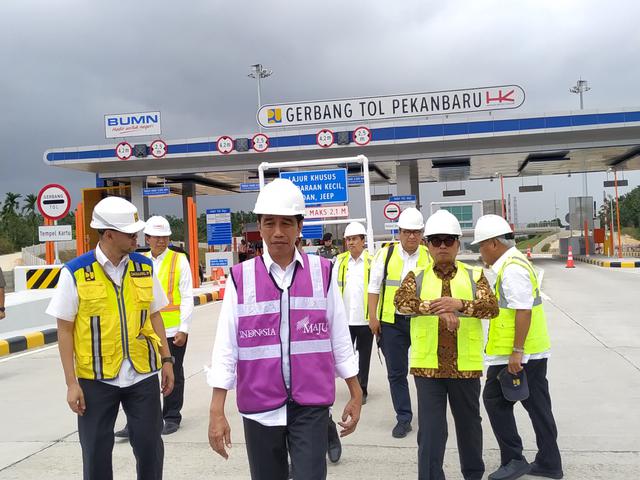 Jokowi Tol Pekanbaru Dumai Beroperasi Akhir April 2020 Bisnis Liputan6 Com
