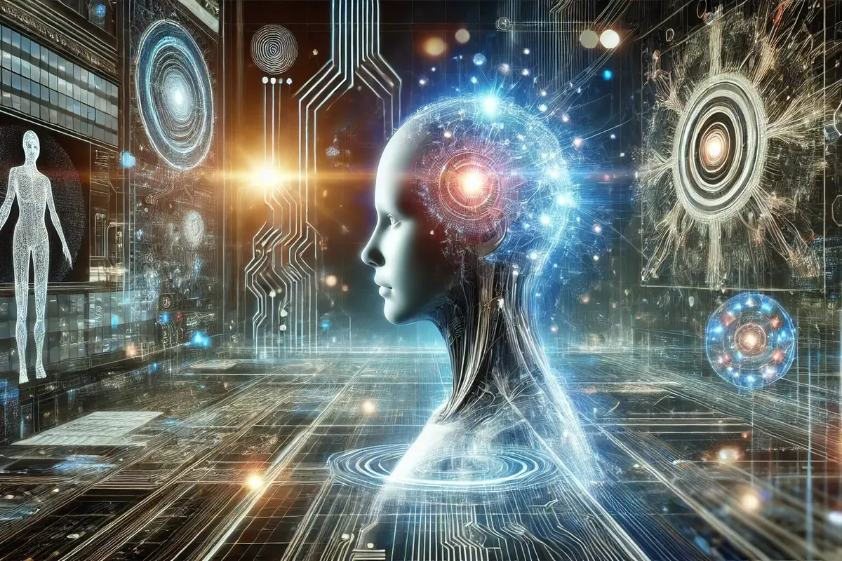 Ilustrasi artificial intelligence. (Foto by AI)