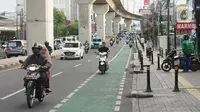 Salah Pilih Jalur, Pengguna Sepeda Bisa Ditilang Polisi