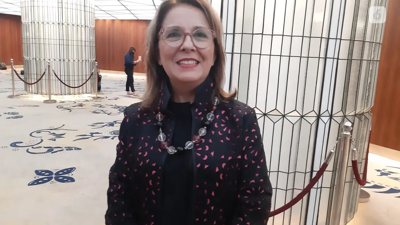 Maria Battaglia dari Istituto Italiano di Jakarta.