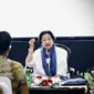 Ketua Dewan Pengarah Badan Riset dan Inovasi Nasional (BRIN), Megawati Soekarnoputri dalam acara bertajuk “BRIN Mendengar” yang diadakan di Gedung Nayaka Loka, di lingkungan Kebun Raya Candikuning, Baturiti, Tabanan, Bali, Senin (7/8/2023). (Foto: Dokumentasi PDIP).