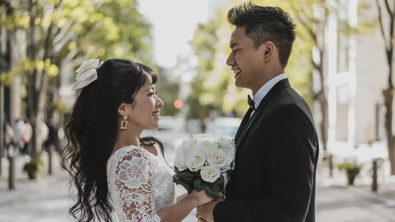 pasangan menikah