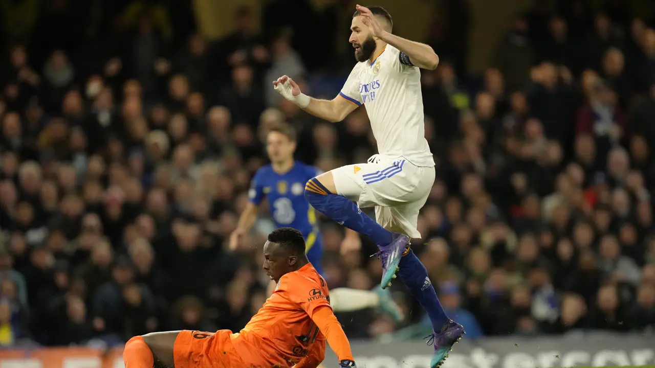 Foto: Real Madrid Ngamuk di Markas Chelsea, Karim Benzema Ukir Rekor di Liga Champions