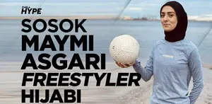 Tak kalah dengan para pemain bola di lapangan piala dunia Qatar 2022. Sosok MAymi Asgari juga mencuri perhatian publik.