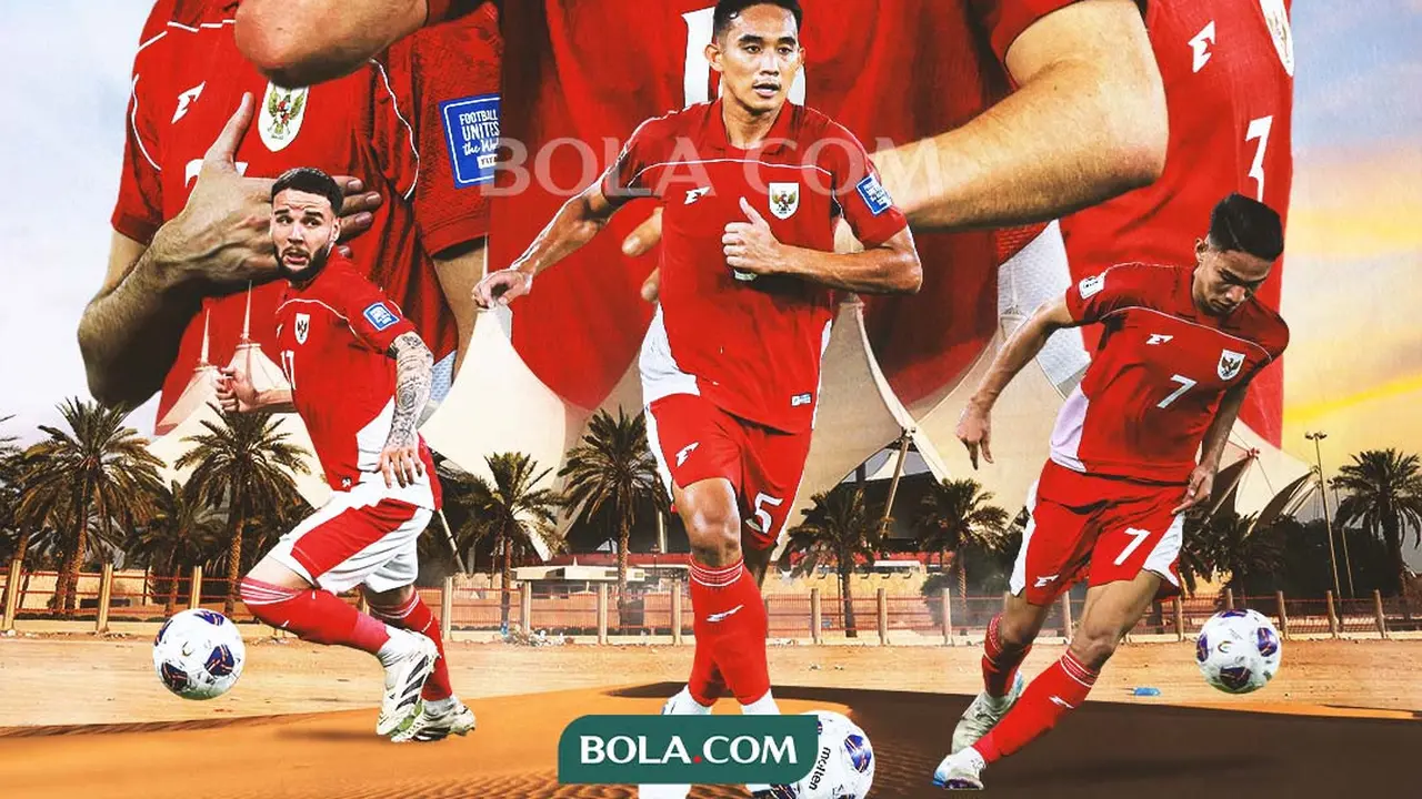 Timnas Indonesia - Ilustrasi Timnas Main di Arab Saudi dan Qatar