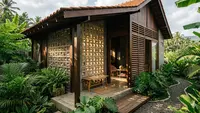 8 Inspirasi Rumah Kecil dengan Lorong Angin agar Tidak Gerah, Hunian Sejuk Alami