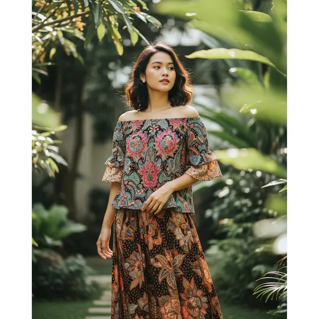 9 Model Batik Wanita Bohemian