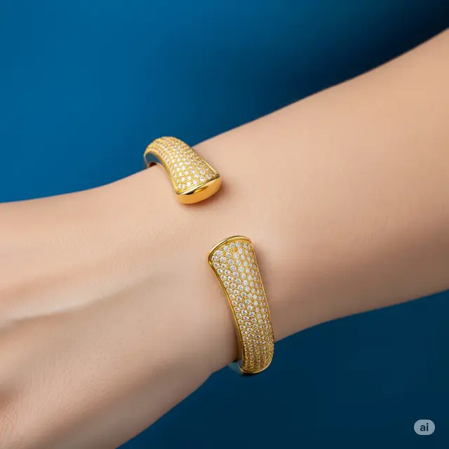 Model Gelang Emas 3 Gram Terbaru untuk Tangan Gemuk.