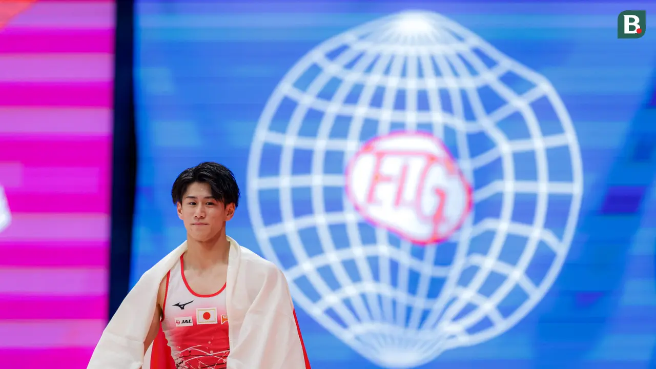 Foto: Daiki Hashimoto Catatkan Hattrick Kemenangan Kejuaraan Dunia Gimnastik di Jakarta
