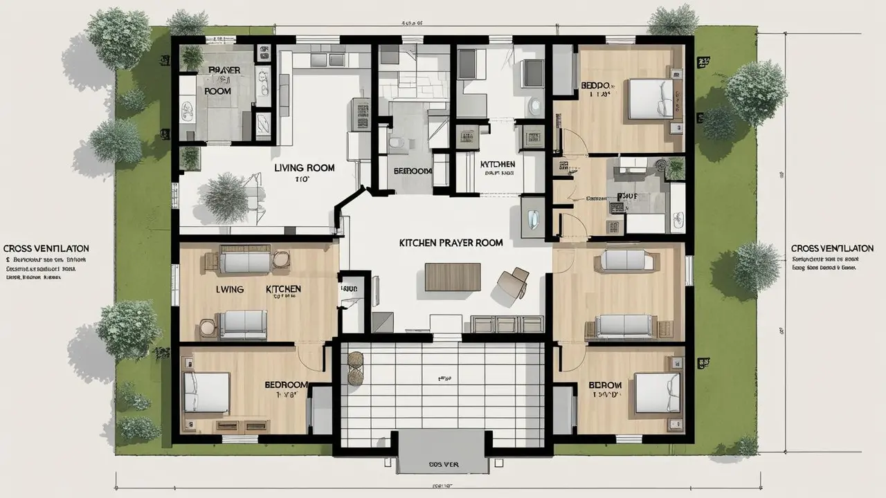 6 Desain Rumah Sederhana 4 Kamar di Kampung yang Fungsional dan Nyaman