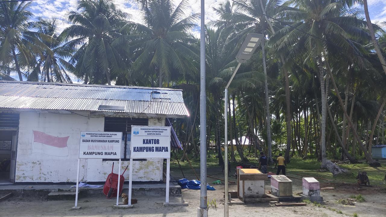 Kampung Mapia, Distrik Supiori Barat, Kabupaten Supiori, Provinsi Papua