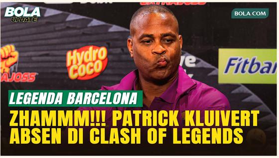 Patrick Kluivert Absen di Clash of Legends, Cedera Paha Jadi Alasan Utama