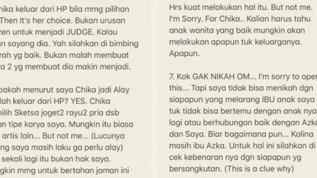 Deddy menyebut Chika kini menjadi artis alay sejak keluar dari Hitam Putih. Credit: via instagram.com/mastercorbuzier