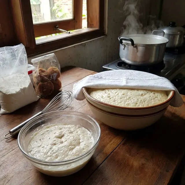 Proses Fermentasi untuk Apem Empuk dan Bersarang