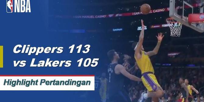 Cuplikan Pertandingan NBA : Clippers 113 vs Lakers 105