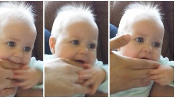 Video Lucu Gemesnya Bayi Perempuan Ini Mengoceh Dengan Berbagai Suara Yang Lucu Parenting Fimela Com