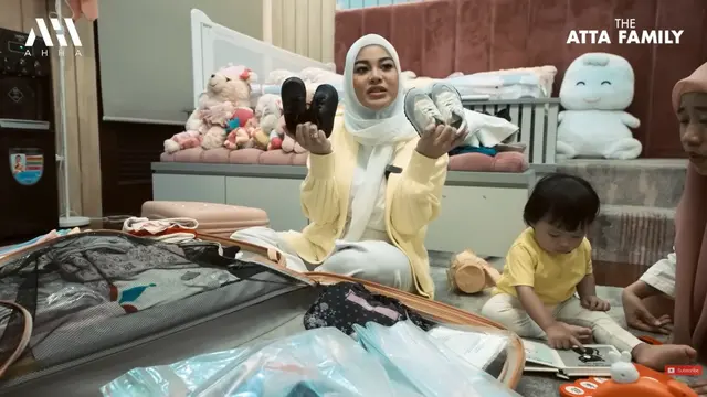 Persiapan Atta Halilintar, Aurel Hermansyah dan Ameena mudik ke Jember. (Foto: Instagram/attahalilintar)