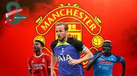 Manchester United - Goncalo Ramos, Harry Kane, Victor Osimhen (Bola.com/Adreanus Titus)